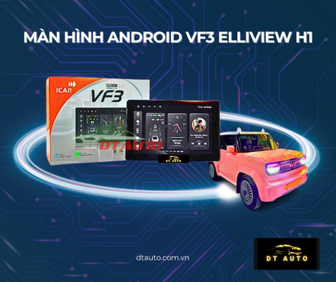 Màn hình Android MHU Elliview H1 cho VinFast VF3