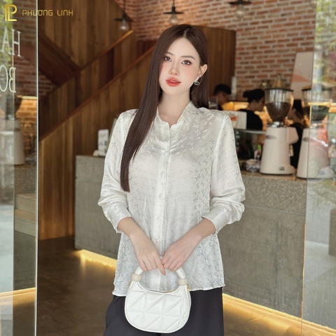 ÁO SƠ MI LỤA TƠ TẰM CÁCH ĐIỆU