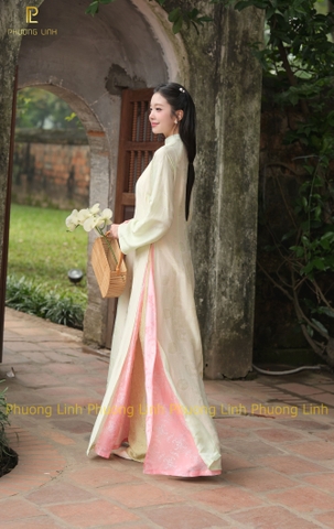 ÁO DÀI LỤA TƠ TẰM HÀ ĐÔNG NGỌC VÂN