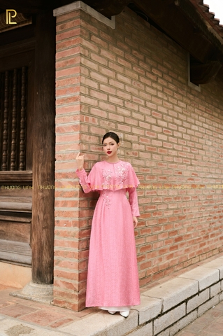 QUẦN LỤA TƠ TẰM HOA CÚC - TRẮNG