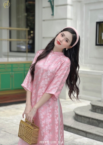 ÁO DÀI SUÔNG XƯA LỤA TƠ TẰM TUYẾT LỆ