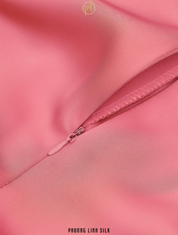 QUẦN PHI HÀN CHUN SAU KHÓA TRƯỚC ÁO DÀI ( MÀU HỒNG )