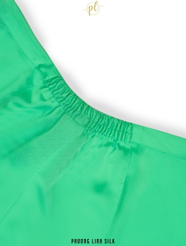 QUẦN PHI HÀN CHUN SAU KHÓA TRƯỚC ÁO DÀI ( MÀU XANH NGỌC)