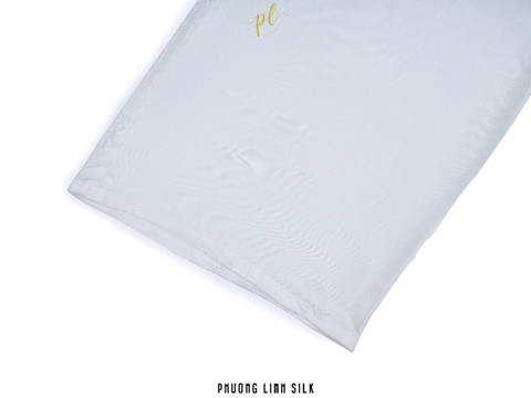 QUẦN LỤA CHUN SAU KHÓA TRƯỚC ÁO DÀI ( MÀU TRẮNG )