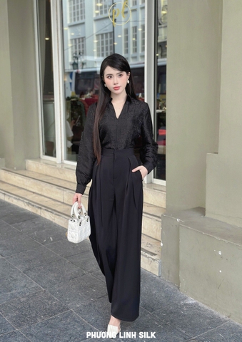 ÁO SƠ MI LỤA TƠ TẰM CÁCH ĐIỆU