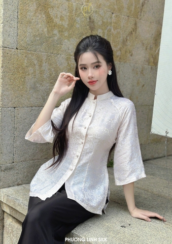 ÁO PHÁP PHỤC LỤA TƠ TẰM