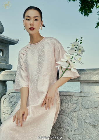 ÁO DÀI LỤA TƠ TẰM BỘI NHIÊN