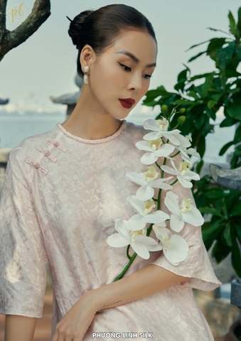 ÁO DÀI LỤA TƠ TẰM BỘI NHIÊN