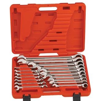 BỘ CỜ LÊ VÒNG MIỆNG TỰ LẮC LOẠI BÓNG 17 chi tiết hệ mét