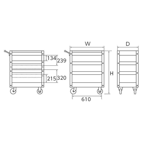 Xe đựng phụ tùng SKX2704