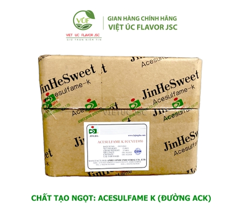 Đường Acesulfame K, còn gọi là Đường ACK là một chất làm ngọt tổng hợp được sử dụng trong ngành công nghiệp thực phẩm. Đây là một trong những chất phụ gia thực phẩm được sử dụng phổ biến nhất để tăng độ ngọt cho các sản phẩm thực phẩm.