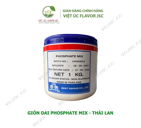 Phosphate Mix - Tạo Giòn Giai Thái Lan 1kg/hộp