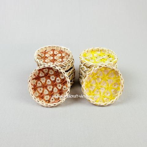 Lót cốc tre hoa thị