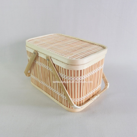 Giỏ tre picnic dáng cao