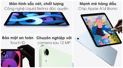 Apple iPad Air 10.9 2020 Wi-Fi 64GB Chính Hãng Apple Việt Nam