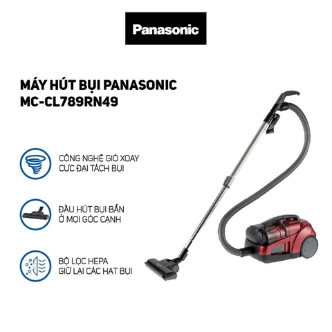 Máy Hút Bụi PANASONIC MC-CL789RN49 - Hàng chính hãng