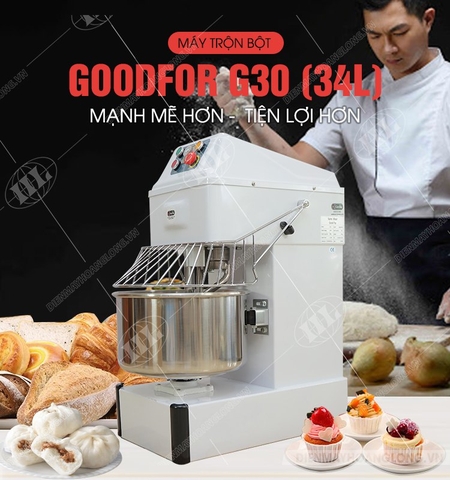 Máy trộn bột dẻo và bột đa năng Goodfor G30 (34 Lít)