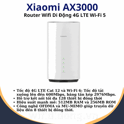 Bộ Phát WiFi 4G Chính Hãng | Router WiFi Di Động Giá Tốt 2026
