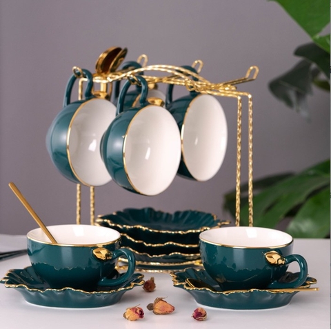 Bộ trà giá treo cao cấp hoa lan