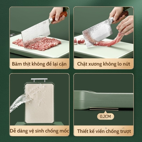 Thớt kháng khuẩn xanh cổ vịt