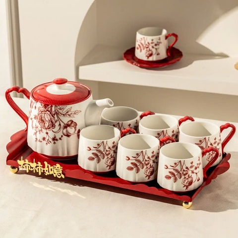 Bộ sản phẩm hoa hồng đỏ hoàng hôn