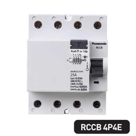 BBDR42530HV - RCCB 4P 25A 30mA Panasonic