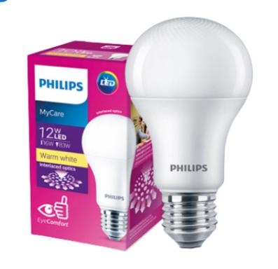 Bóng LED Bulb 12W A60 Philips đuôi E27