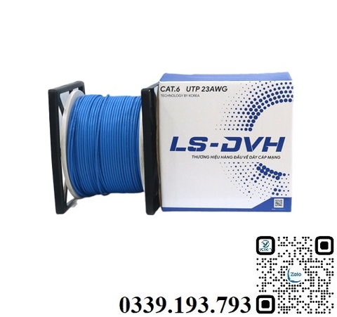 Dây cáp mạng LS-DVH CAT6 UTP 23AWG - Việt Hàn