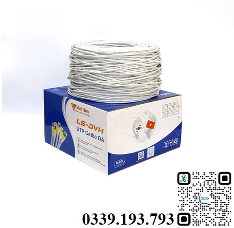 Dây cáp mạng LS-DVH CAT5E UTP DA 25AWG - Việt Hàn