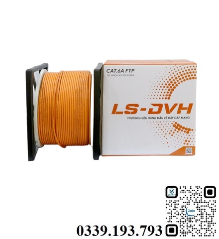 Dây cáp mạng LS-DVH CAT6A FTP 23AWG chống nhiễu - Việt Hàn