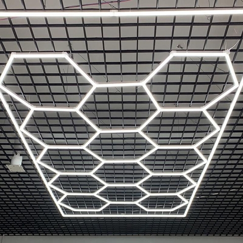 Bộ đèn tổ ong detailing garage