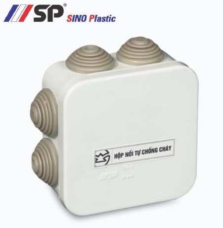 Hộp nối dây chống thấm nước 100X100X50 E265/2GY Sino