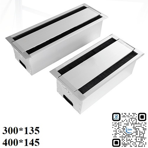 Hộp điện âm bàn nhôm nắp mở 2 hướng YG-RM010A