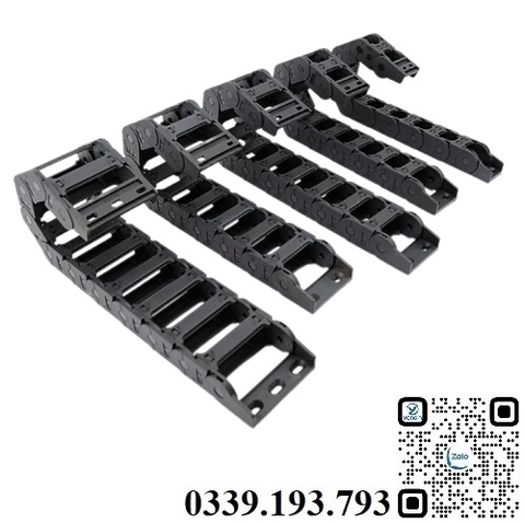 Máng xích nhựa cầu hở, cao trong 35mm