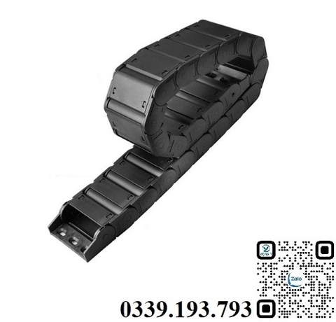 Máng xích nhựa cầu kín, cao trong 80mm