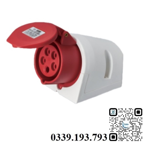 Ổ cắm công nghiệp cố định 3 pha 5 chân 32A IP44 MDPlus MDP-125