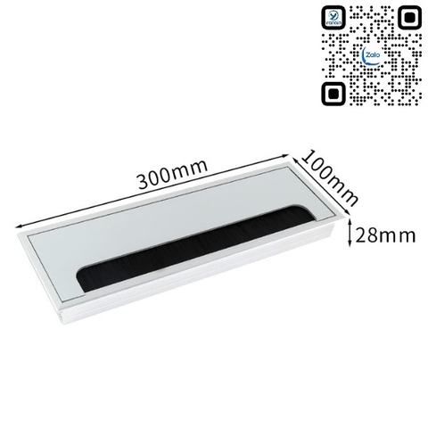 Nắp hộp điện âm bàn nhôm 300x120