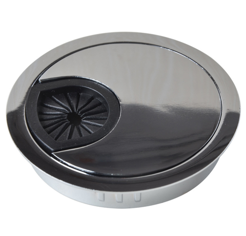 Nắp luồn dây điện tròn hợp kim mạ crom