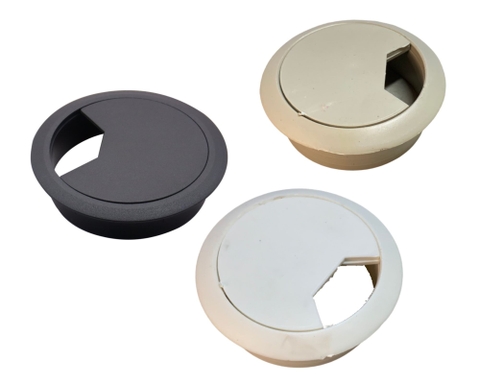 Nắp luồn dây điện nhựa tròn phi 60