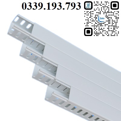 Nẹp lỗ màu trắng 25x45