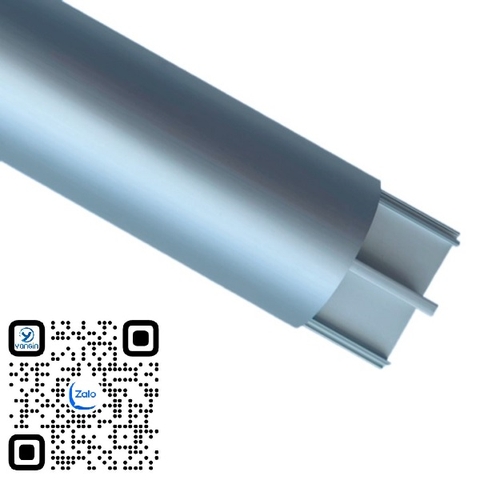 Nẹp bán nguyệt nhôm D60