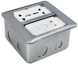 Ổ cắm âm sàn đôi Sinoamigo SFP-2L (6 Thiết bị)