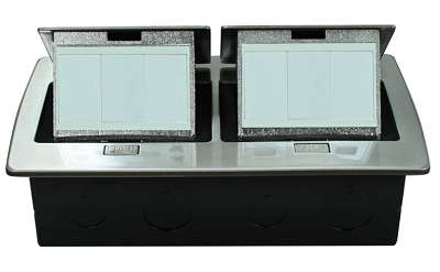 Ổ cắm âm sàn đôi Sinoamigo SPU-52S (6 thiết bị)