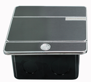 Ổ cắm âm sàn màu đen Sinoamigo STS-7S