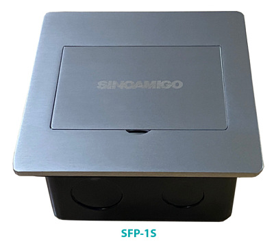 Ổ cắm âm sàn Sinoamigo SFP-1S (Dòng nắp lật ẩn)