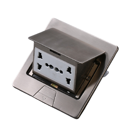 Ổ cắm âm sàn MPE Màu bạc F2A-60 (Thế hệ mới)