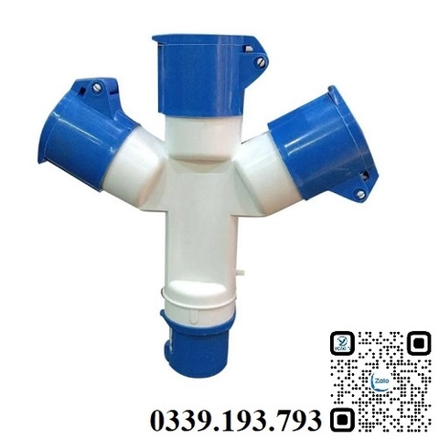 Ổ cắm công nghiệp chia 3 ngã 16A IP44 MDPlus MDP-1013