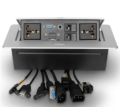 Ổ cắm điện âm bàn đa chức năng