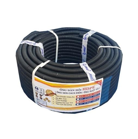 Ống ruột gà phi 16, 20, 25, 32 màu đen