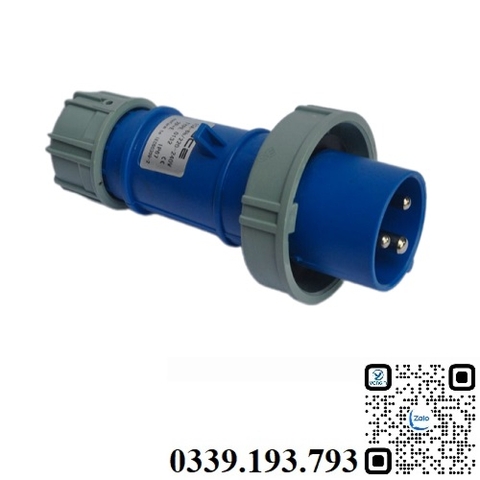 Phích cắm công nghiệp chống nước IP67 3 chân 16A MDCE MD0132